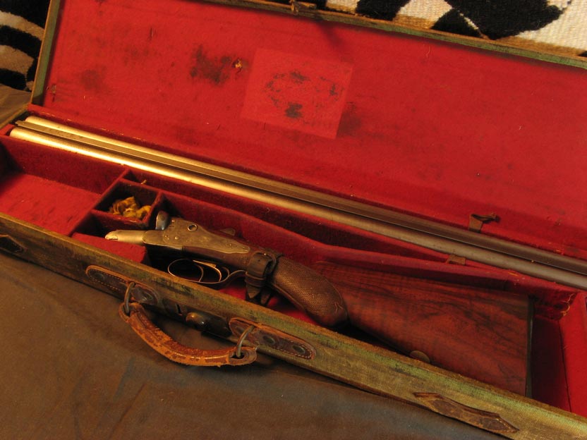 W&C Scott Damascus SLNE 12 ga Duck Gun Cased-img-2
